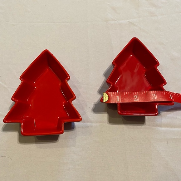 2 BIA San Francisco red tree dishes. - Picture 3 of 4